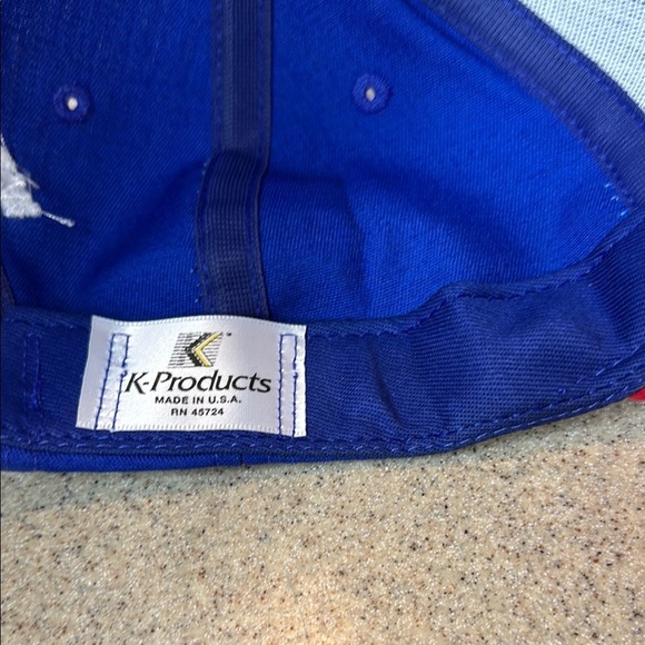 Pops Blue and Red Strapback Hat - Picture 5 of 6